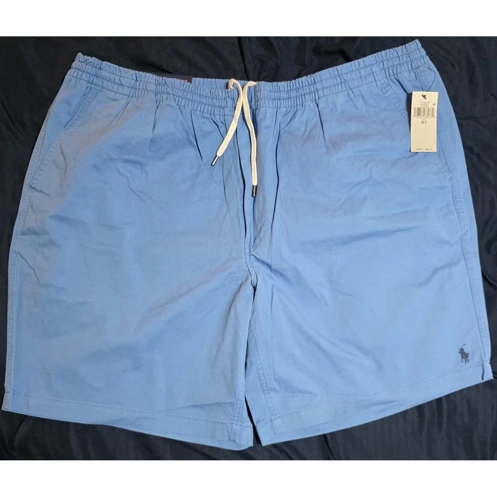 Polo Ralph Lauren Prepster Stretch Chino Shorts Blue Big & Tall Men's Size 4XB